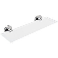 Nimco Shelf for bathroom and shower 40 cm - glass metal Unix UNM-13091B-40-10 - Bathroom Shelf
