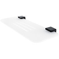 Nimco Bathroom and shower shelf 30 cm - plexiglass black Kibo Ki-X330-90 - Bathroom Shelf