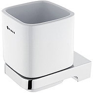 Nimco Maya chrome Brush holder - ceramic MA-29058K-26 - Toothbrush Holder