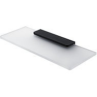 Nimco Maya black Bathroom and shower shelf 30 cm - metal glass MAC-29091B-30-90 - Bathroom Shelf