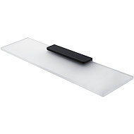Nimco Maya black Bathroom and shower shelf 50 cm - metal glass MAC-29091B-50-90 - Bathroom Shelf