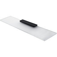 Nimco Maya black Bathroom and shower shelf 60 cm - metal glass MAC-29091B-60-90 - Bathroom Shelf