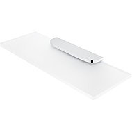 Nimco Shelf for bathroom and shower 30 cm - glass metal Nikau NK-30091B-30-26 - Bathroom Shelf