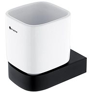 NIMCO Nikau black toothbrush holder, ceramic cup - Toothbrush Holder
