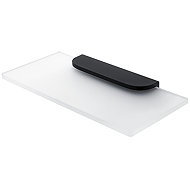 Nimco Bathroom and shower shelf 20 cm - glass black Nikau NKC-30091B-20-90 - Bathroom Shelf