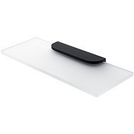 Nimco Bathroom and shower shelf 30 cm - glass black Nikau NKC-30091B-30-90 - Bathroom Shelf