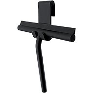 Nimco Shower glass squeegee for bathroom black - hanging metal and silicone Unix UN-3012-90 - Scraper