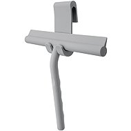 Nimco Shower glass squeegee for bathroom grey - hanging metal and silicone Unix UN-3012-04 - Scraper