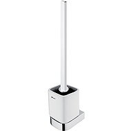 Nimco Toilet brush with square handle stainless steel - ceramic Nikau chrome NK-30094KN-HR-26 - Toilet Brush