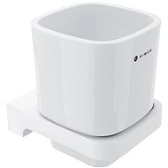 NIMCO Maya white toothbrush holder, ceramic cup - Toothbrush Holder
