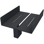 Nimco Bathroom and shower shelf for screen - double black metal 2091-DJ-25-90 - Bathroom Shelf