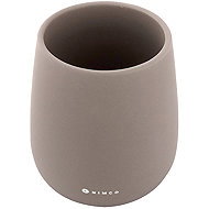 Nimco Tabo taupe toothbrush holder - ceramic cup TA 3158-07 - Toothbrush Holder Cup