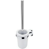 Nimco Toilet brush WC set stainless steel - ceramic without drilling Unix chrome UN-13094KU-26 - Toilet Brush