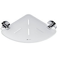 Nimco Shelf for bathroom and shower corner - plexiglass metal Unix UN-X208-26 - Bathroom Shelf