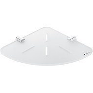 Nimco Shelf for bathroom and shower corner - plexiglass metal Bormo BR-X208-26 - Bathroom Shelf