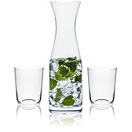 RONA Wasser-Set HANDY Karaffe 1 l + 2 Gläser 340 ml - Glas