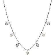 Rosefield Multi Shell and Pearl Charms Necklace Silver JMSPNS-J162 - Necklace