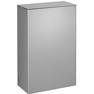 Rossignol SAS Stella, wall mounted with lid, 10 l, grey - Rubbish Bin