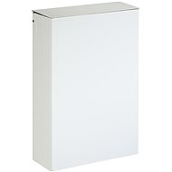 Rossignol SAS Blanka, wall mounted with lid, 20 l, white - Rubbish Bin