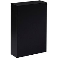 Rossignol SAS Manga, wall mounted with lid, 20 l, black - Rubbish Bin