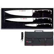 WÜSTHOF Classic Ikon Set 3pcs + Knife Pouch - Knife Set