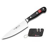 WÜSTHOF CLASSIC Küchenmesser 16 cm + gratis Messerschärfer für die Tasche - Messerset