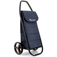 Rolser Com Tweed Polar Black Tube Trolley Bag Blue - Shopping Trolley