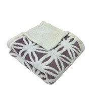 Rosh Lambskin blanket Flower 200 × 230 cm, light purple - Blanket