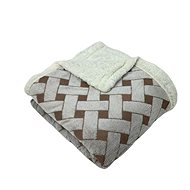 Rosh Lamb blanket Knitted dream 200 × 230 cm, brown - Blanket