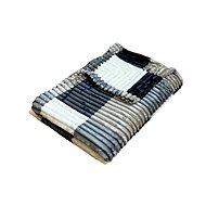 Rosh Microplush blanket 150 × 220 cm, Cubes Grey - Blanket