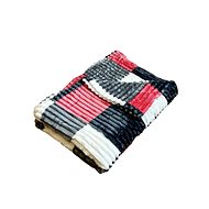 Rosh Microplush blanket 150 × 220 cm, Cubes Dark pink - Blanket