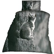Rosh 3D bed linen A kitten and a butterfly - Bed Linen