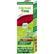 HERBAL TIME Henna natural hair colour 4 Cherry 75 ml - Henna Hair Dye