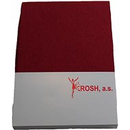 Rosh Jersey sheet EXCLUSIVE 180 × 200cm - Burgundy - Bedsheet
