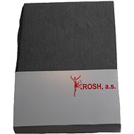 Rosh Jersey sheet EXCLUSIVE 180 × 200cm - Dark grey - Bedsheet