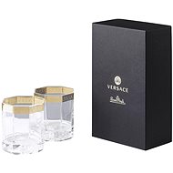 ROSENTHAL VERSACE CRYSTAL MEDUSA D'OR Whisky, 2 pcs - Glass