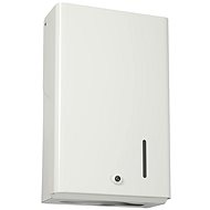 Rossignol Blanka, 400 sheets, white, lockable - Hand Towel Dispenser