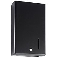 Rossignol Manga, 400 sheets, black, lockable - Hand Towel Dispenser