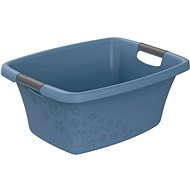 Rotho Flowers 25 l, blue - Laundry Basket