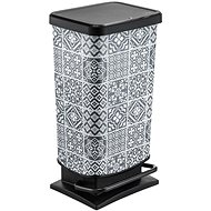 Rotho Waste bin PASO 40L - ornament - Rubbish Bin