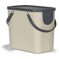 Rotho Waste sorting system ALBULA box 25l - cappuccino - Rubbish Bin