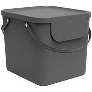 Rotho Systém triedenia odpadu ALBULA box 40 l – antracit - Odpadkový kôš