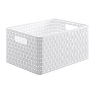 Rotho Storage box A4 Country 18L - white - Storage Box