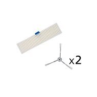 Rowenta ZR740003 Side Brush Set and High Performance Filter for X-Plorer Serie 60 - Vacuum Cleaner Accessory