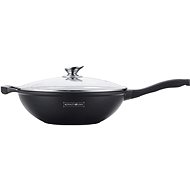 Royalty Line Pánev Wok 32 cm s mramorovým povrchem a s poklicí RL-BW32M - Pánev wok