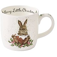 Royal Worcester Christmas porcelain mug Rabbit - Mug