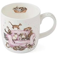 Royal Worcester Porcelain Mug Cats - Mug