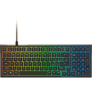 Rapture FOXTROT HE, Gateron Dual-Rail White, black - CZ/SK - Gaming Keyboard