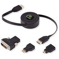 Retrak video HDMI typ A/ HDMI Universal 3in1 - Video kábel