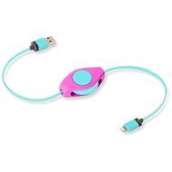 Retrak iPad & iPhone Lightning blue and pink - Data Cable